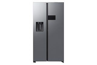Samsung RS90F64EDTEU Series 9 AI Home 621L Smart American Fridge Freezer, Silver