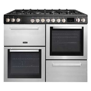 Tesla T100MCDFRCSS Level 3 100cm Dual Fuel Range Cooker - Stainless Steel